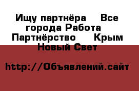 Ищу партнёра  - Все города Работа » Партнёрство   . Крым,Новый Свет